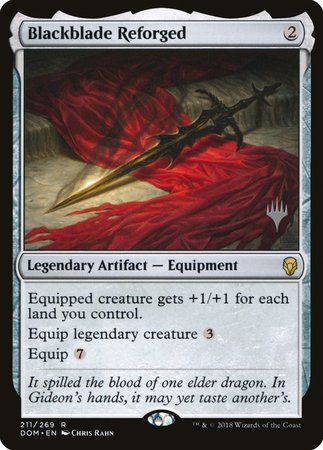 Blackblade Reforged [Dominaria Promos] | Nerdhalla Games