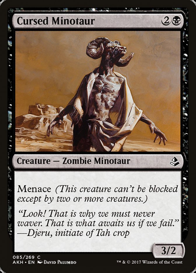 Cursed Minotaur [Amonkhet] | Nerdhalla Games