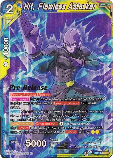 Hit, Flawless Attacker (BT14-146) [Cross Spirits Prerelease Promos] | Nerdhalla Games