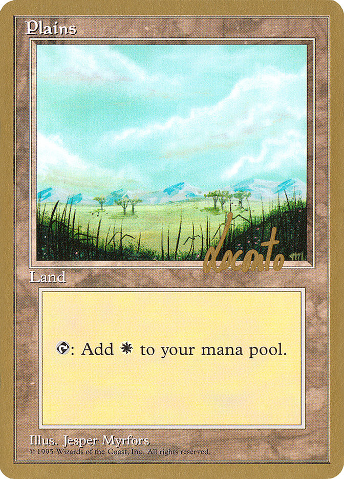 Plains (ml365) (Michael Loconto) [Pro Tour Collector Set] | Nerdhalla Games