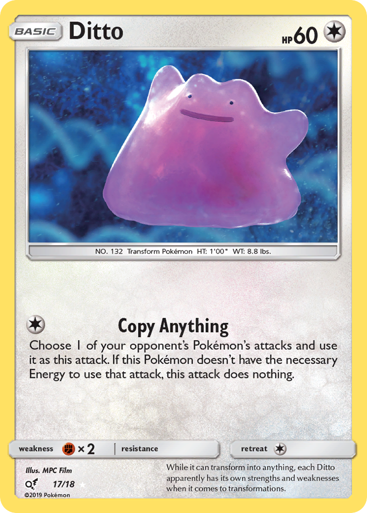 Ditto (17/18) [Sun & Moon: Detective Pikachu] | Nerdhalla Games