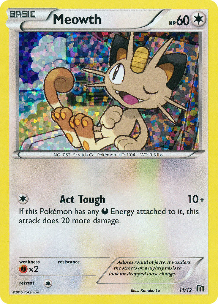 Meowth (11/12) [McDonald's Promos: 2016 Collection] | Nerdhalla Games