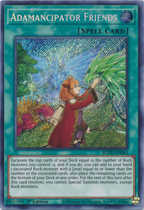 Adamancipator Friends [ROTD-EN061] Secret Rare | Nerdhalla Games