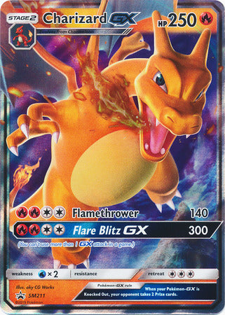 Charizard GX (SM211) (Jumbo Card) [Sun & Moon: Black Star Promos] | Nerdhalla Games