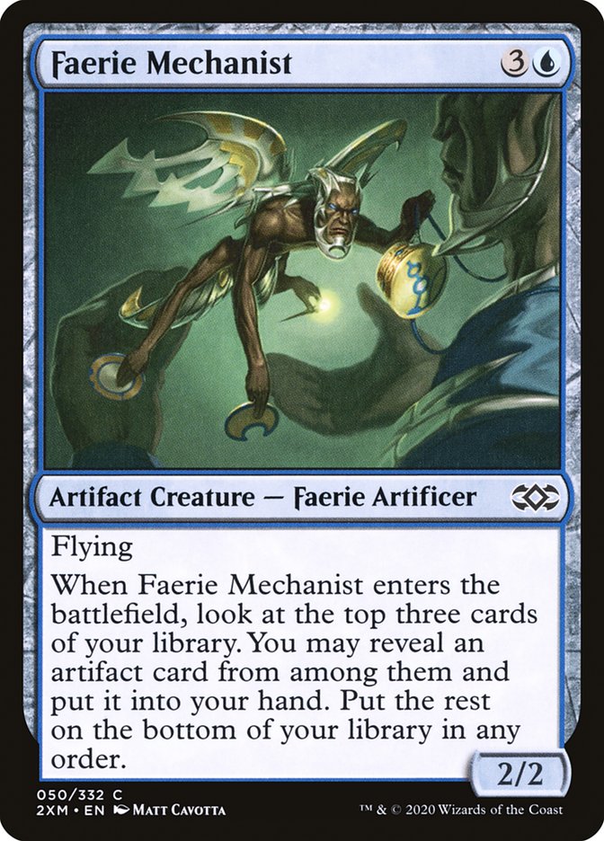 Faerie Mechanist [Double Masters] | Nerdhalla Games