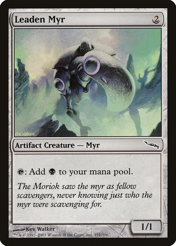 Leaden Myr [Mirrodin] | Nerdhalla Games