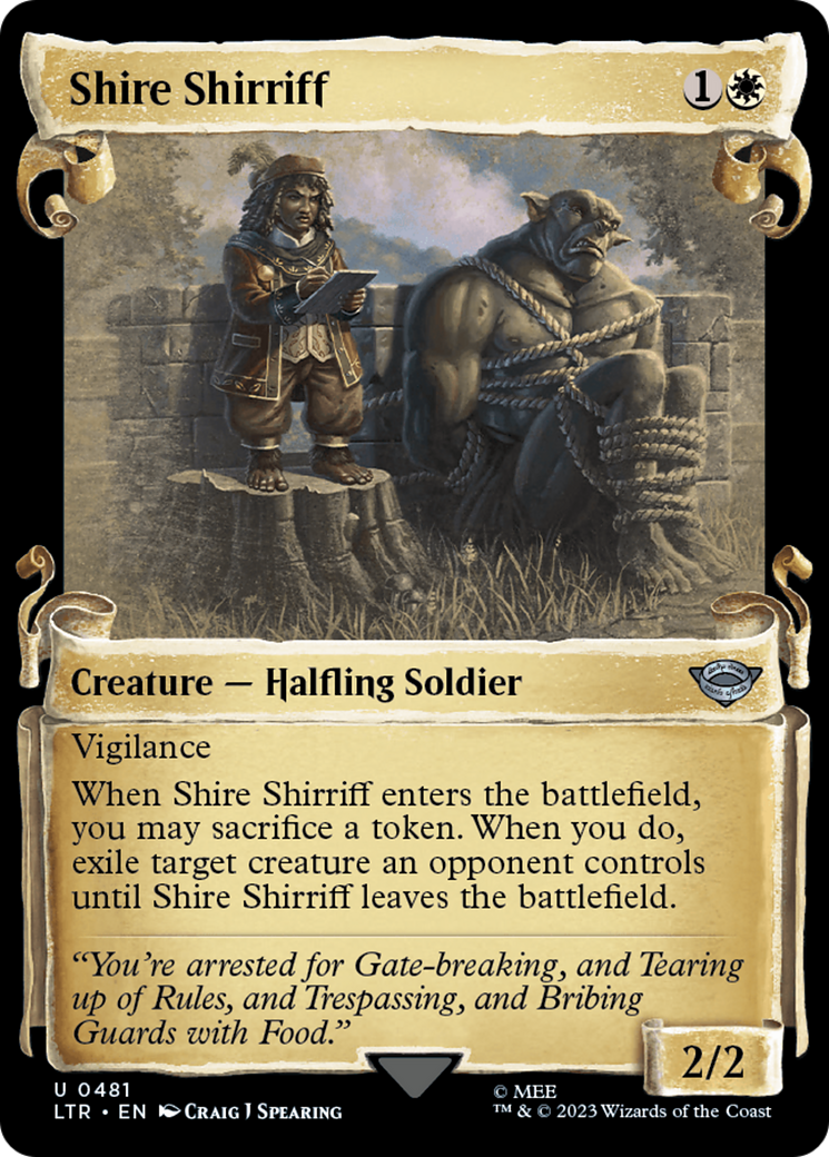 Shire Shirriff [The Lord of the Rings: Tales of Middle-Earth Showcase Scrolls] | Nerdhalla Games