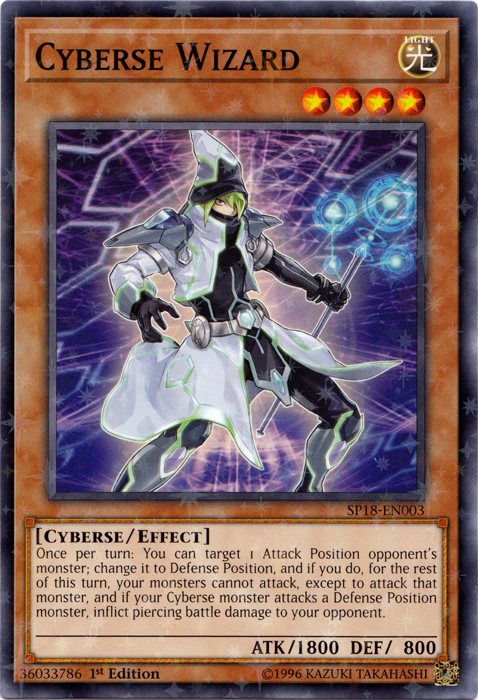 Cyberse Wizard [SP18-EN003] Starfoil Rare | Nerdhalla Games