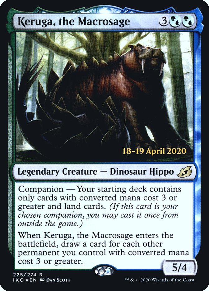 Keruga, the Macrosage  [Ikoria: Lair of Behemoths Prerelease Promos] | Nerdhalla Games