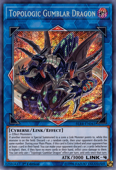 Topologic Gumblar Dragon [BLRR-EN043] Secret Rare | Nerdhalla Games