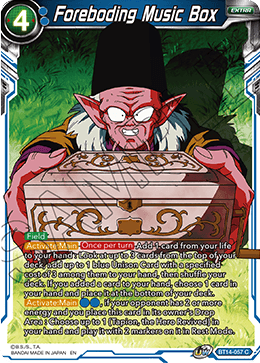 Foreboding Music Box (BT14-057) [Cross Spirits] | Nerdhalla Games