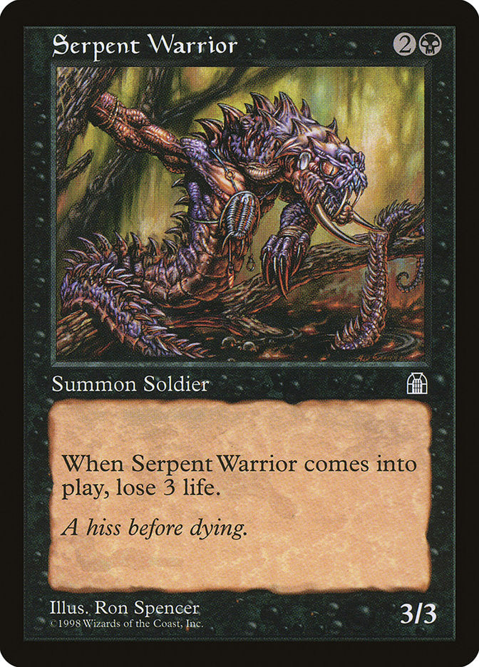 Serpent Warrior [Stronghold] | Nerdhalla Games