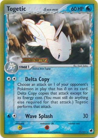 Togetic (11/101) (Delta Species) (Stamped) [EX: Dragon Frontiers] | Nerdhalla Games