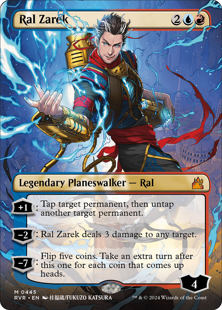 Ral Zarek (Anime Borderless) [Ravnica Remastered] | Nerdhalla Games