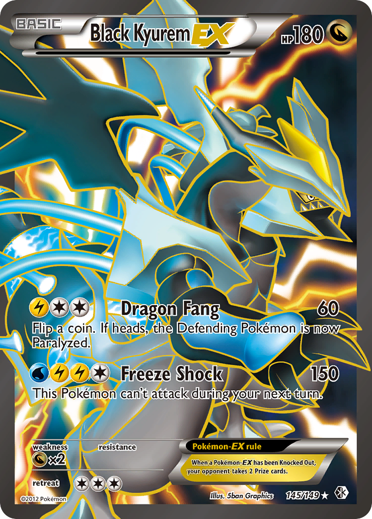 Black Kyurem EX (145/149) [Black & White: Boundaries Crossed] | Nerdhalla Games