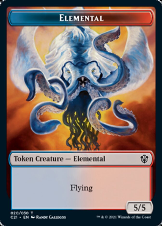 Elemental (020) // Copy Token [Commander 2021 Tokens] | Nerdhalla Games