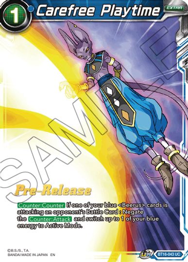 Carefree Playtime (BT16-043) [Realm of the Gods Prerelease Promos] | Nerdhalla Games