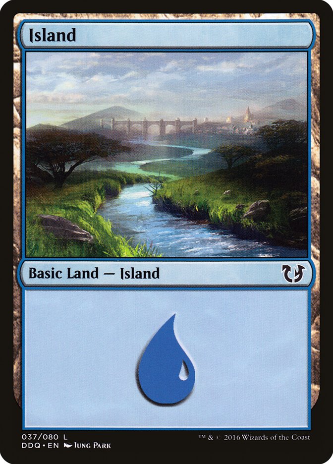 Island (37) [Duel Decks: Blessed vs. Cursed] | Nerdhalla Games