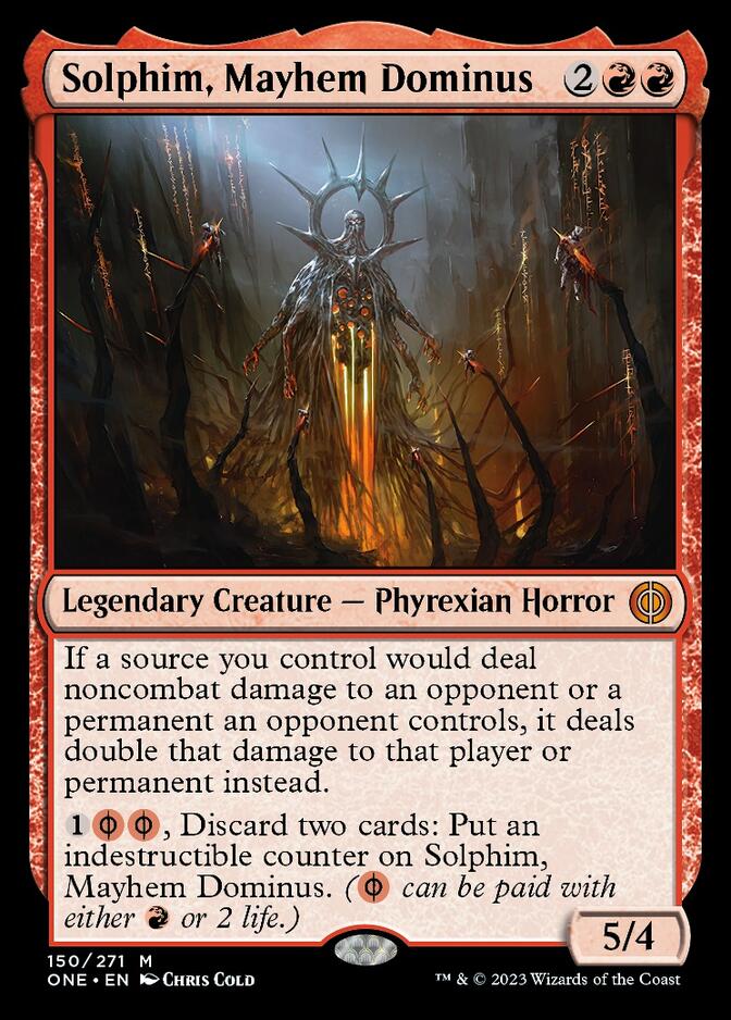 Solphim, Mayhem Dominus [Phyrexia: All Will Be One] | Nerdhalla Games