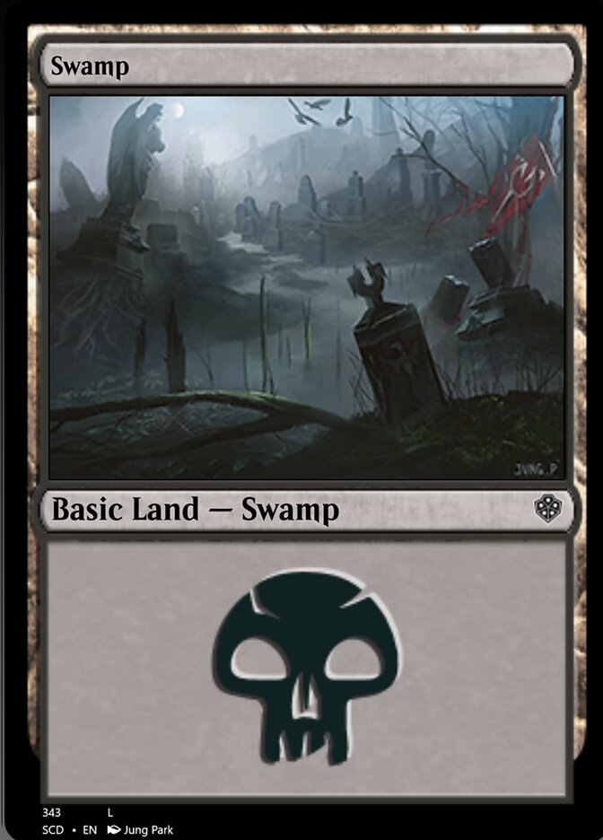 Swamp (343) [Starter Commander Decks] | Nerdhalla Games