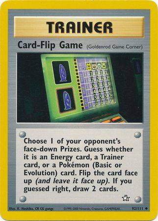 Card-Flip Game (92/111) [Neo Genesis Unlimited] | Nerdhalla Games