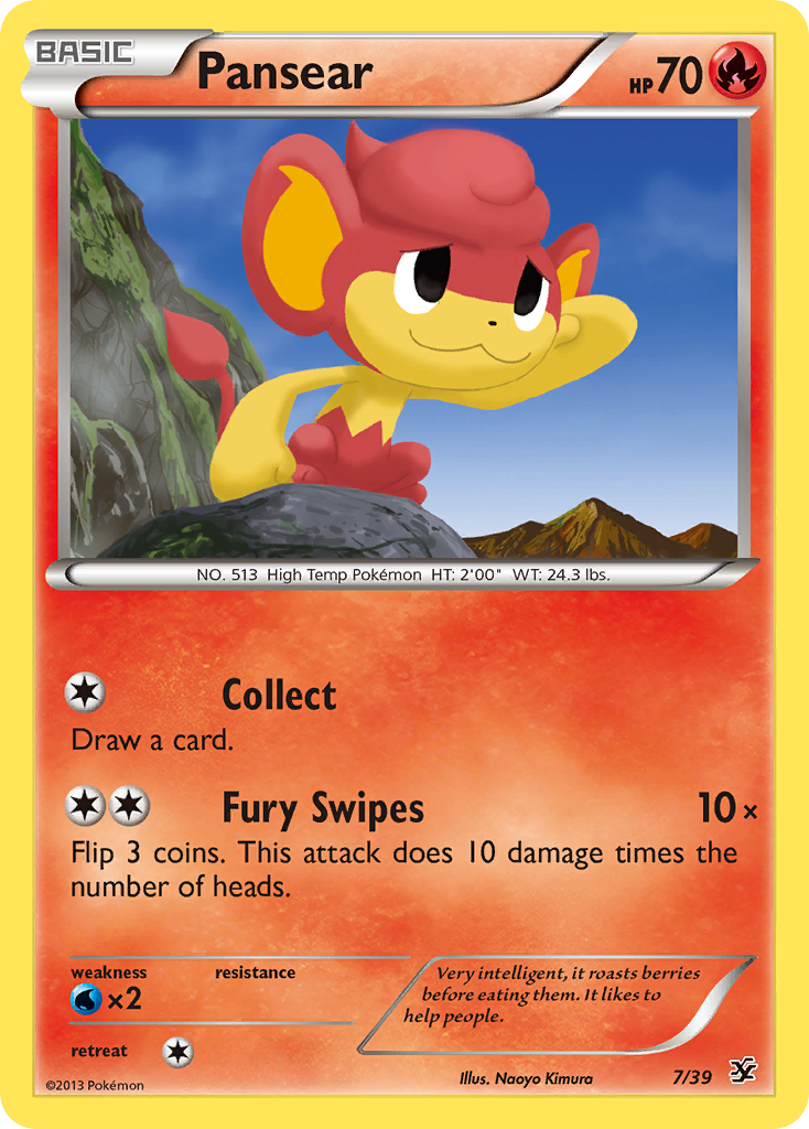 Pansear (7/39) [XY: Kalos Starter Set] | Nerdhalla Games