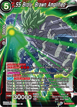 SS Broly, Brawn Amplified (Uncommon) [BT13-024] | Nerdhalla Games