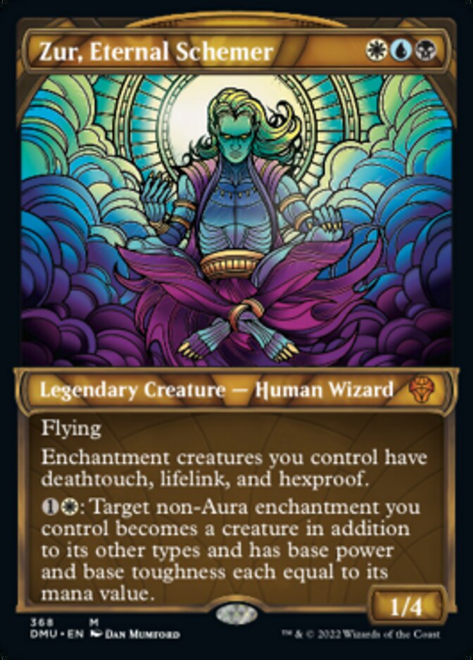 Zur, Eternal Schemer (Showcase Textured) [Dominaria United] | Nerdhalla Games