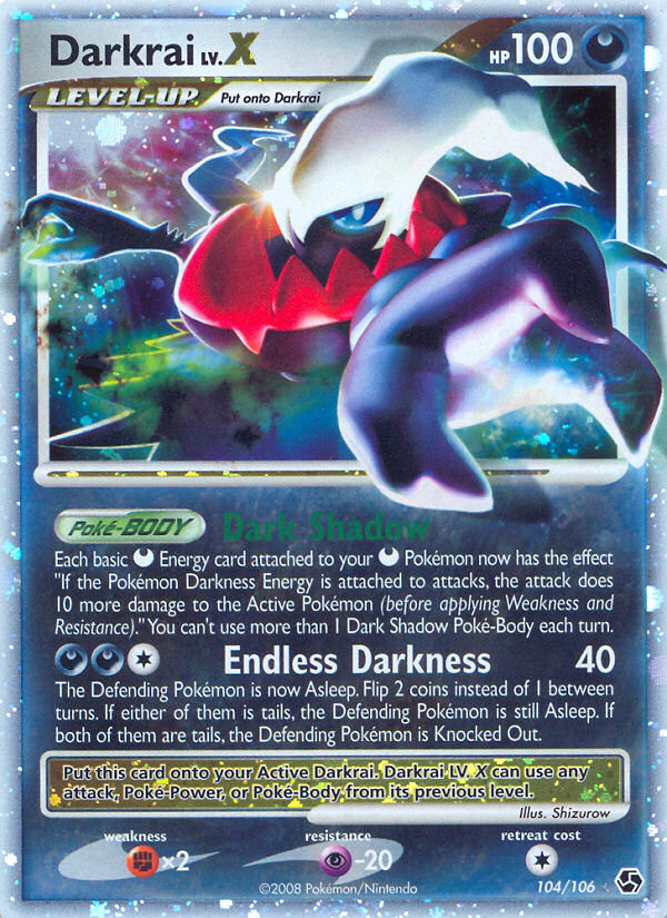 Darkrai LV.X (104/106) [Diamond & Pearl: Great Encounters] | Nerdhalla Games