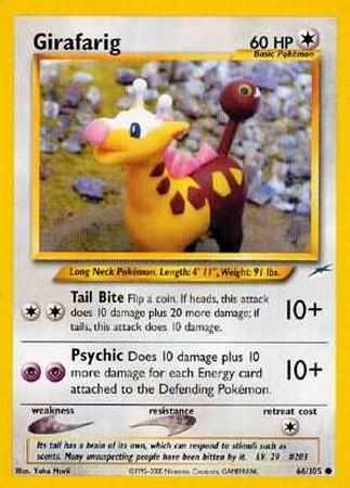 Girafarig (66/105) [Neo Destiny Unlimited] | Nerdhalla Games