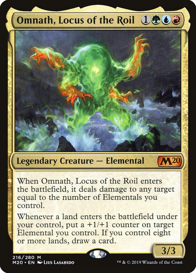 Omnath, Locus of the Roil [Core Set 2020] | Nerdhalla Games