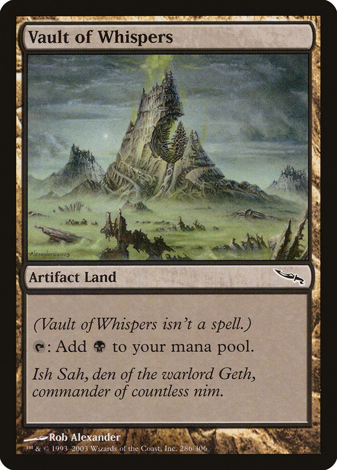 Vault of Whispers [Mirrodin] | Nerdhalla Games