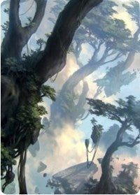 Forest 1 Art Card [Zendikar Rising Art Series] | Nerdhalla Games