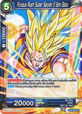 Furious Rush Super Saiyan 3 Son Goku [BT3-035] | Nerdhalla Games