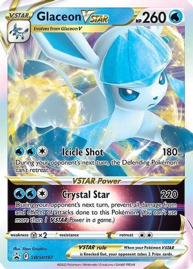 Glaceon VSTAR (SWSH197) (Jumbo Card) [Sword & Shield: Black Star Promos] | Nerdhalla Games