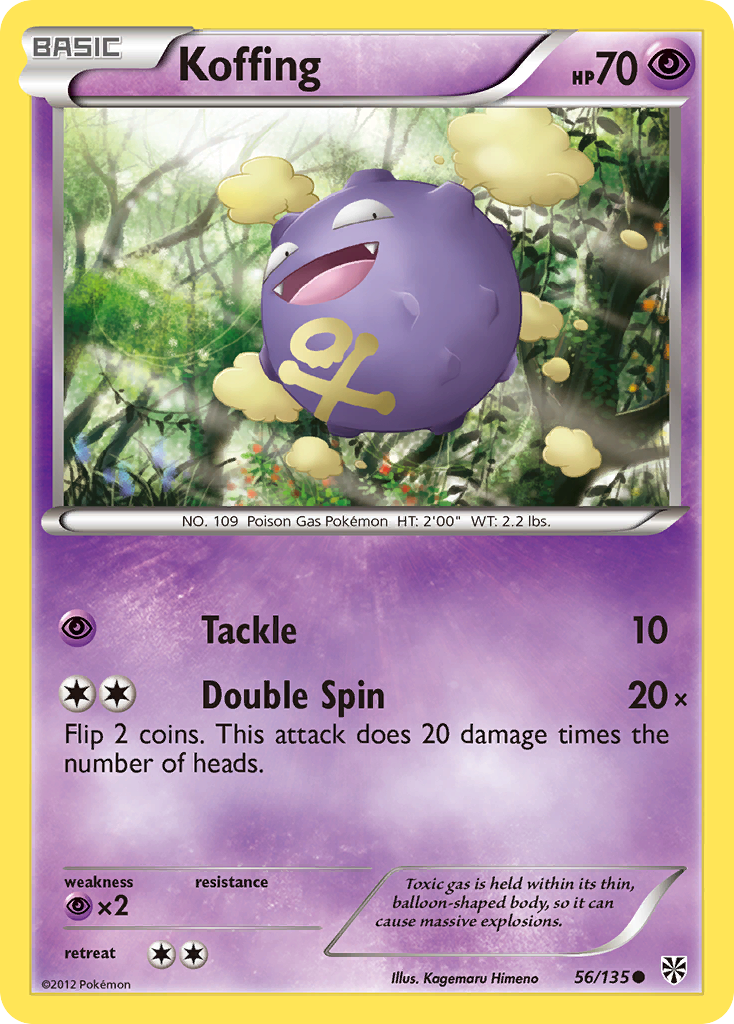 Koffing (56/135) [Black & White: Plasma Storm] | Nerdhalla Games