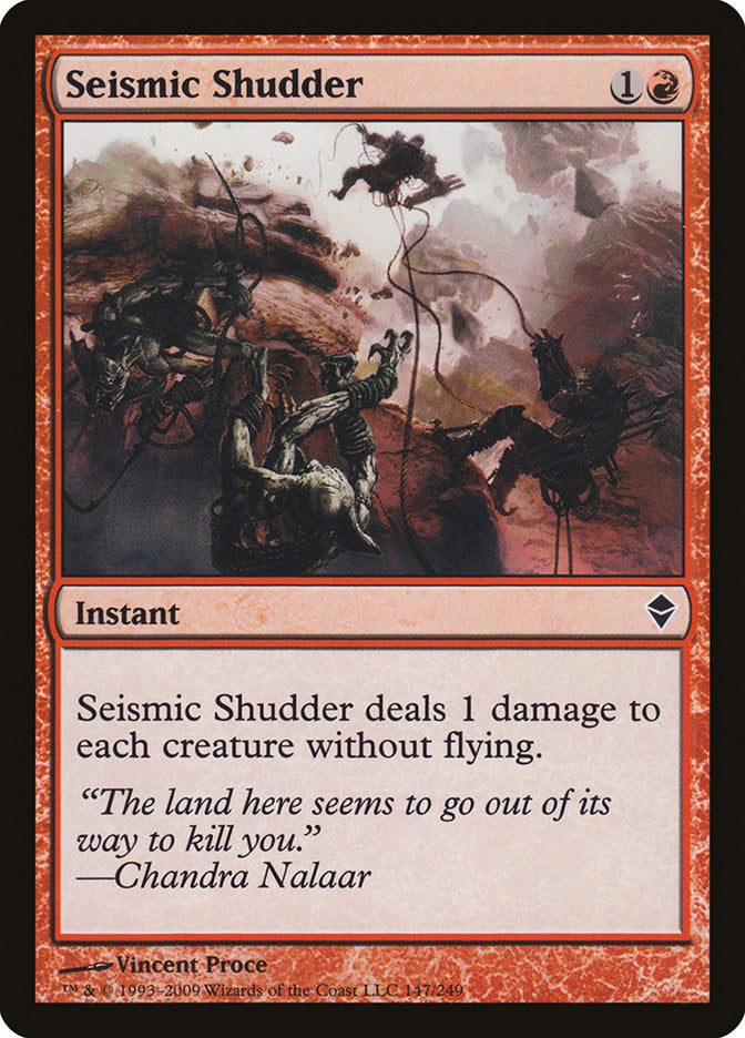 Seismic Shudder [Zendikar] | Nerdhalla Games