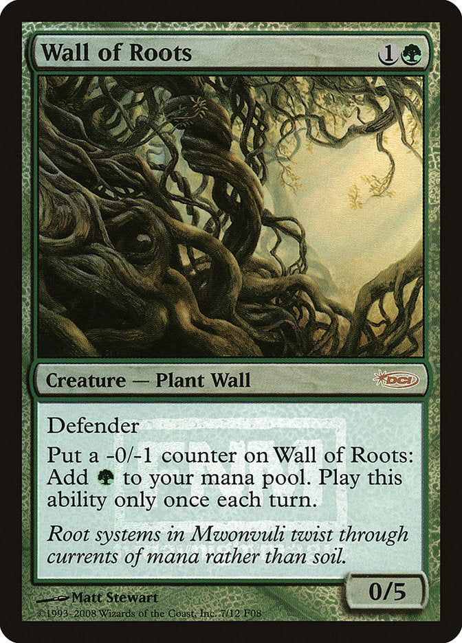 Wall of Roots [Friday Night Magic 2008] | Nerdhalla Games