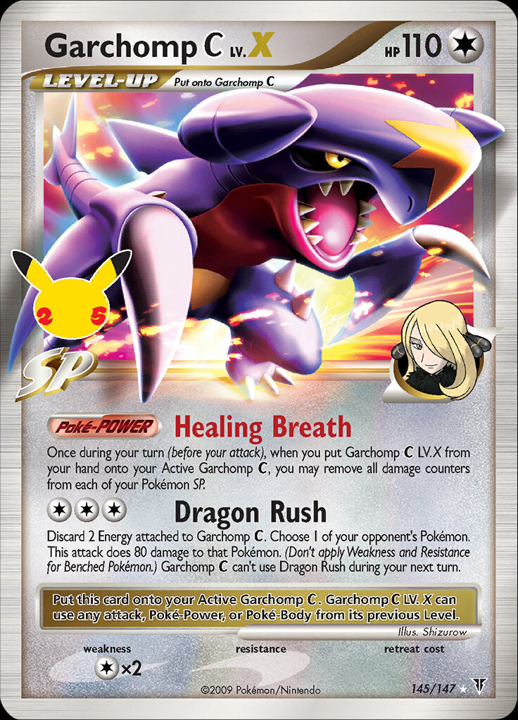 Garchomp C LV.X (145/147) [Celebrations: 25th Anniversary - Classic Collection] | Nerdhalla Games