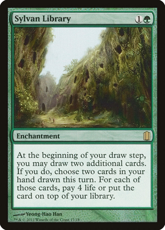 Sylvan Library [Commander's Arsenal] | Nerdhalla Games