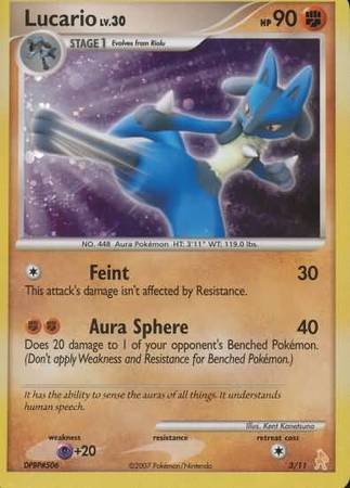 Lucario (3/11) [Diamond & Pearl: Trainer Kit - Lucario] | Nerdhalla Games