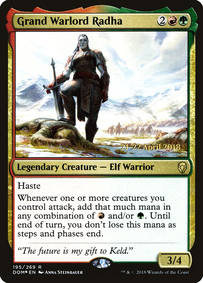 Grand Warlord Radha  [Dominaria Prerelease Promos] | Nerdhalla Games